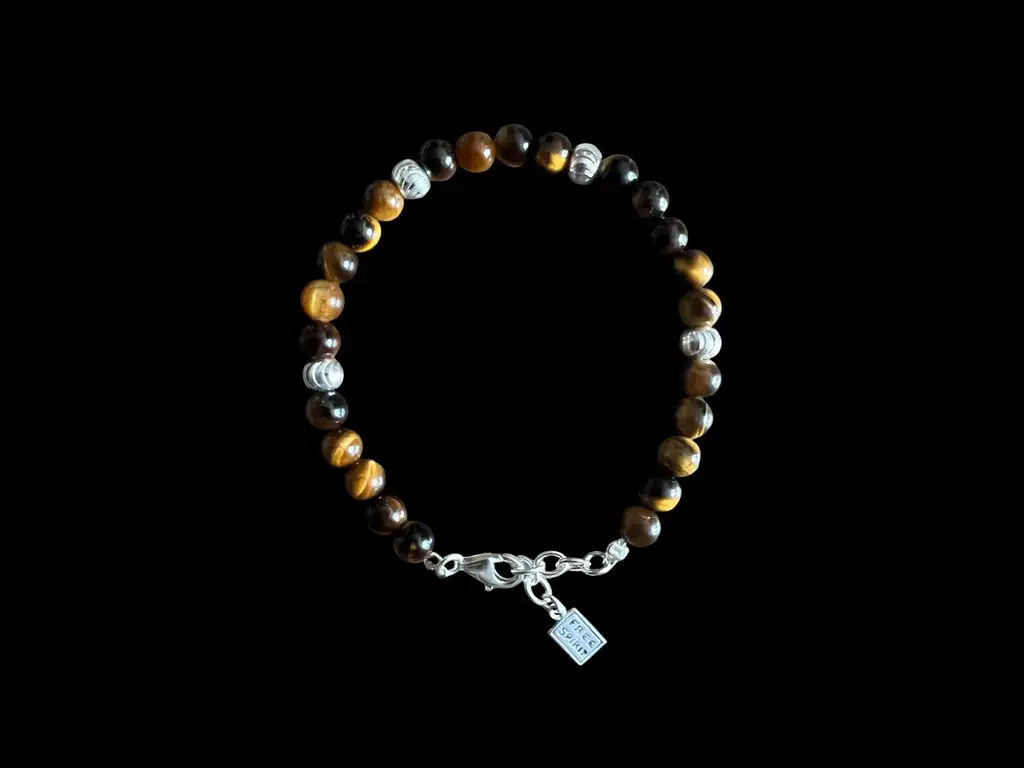 Armband Benita met tiger eye 1 Armband met tiger eye kralen