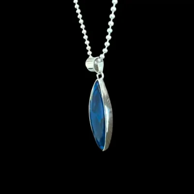 Hanger Blue eye met abaloneschelp