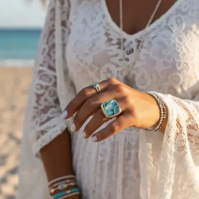 Zilveren dames ring Yuli