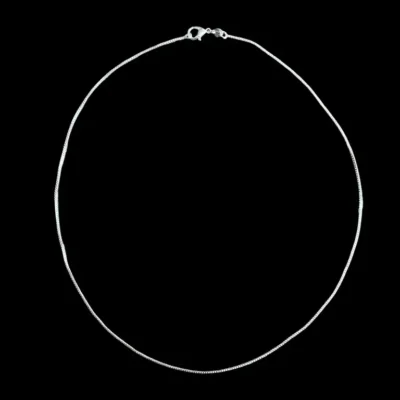 Zilveren ketting Badu